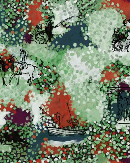 CASTLE'S GARDEN WP20924 | Malcolm Fabrics NZ CASTLE'S GARDEN WP20924 | Malcolm Fabrics NZ