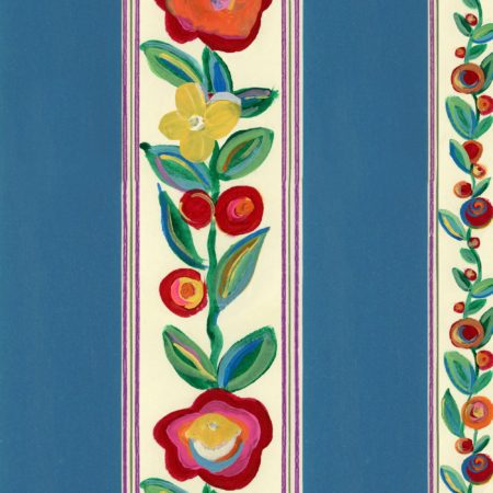 DAINTY FLOWERING Azure WP20938 | Malcolm Fabrics NZ