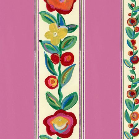 DAINTY FLOWERING Violet WP20939 | Malcolm Fabrics NZ