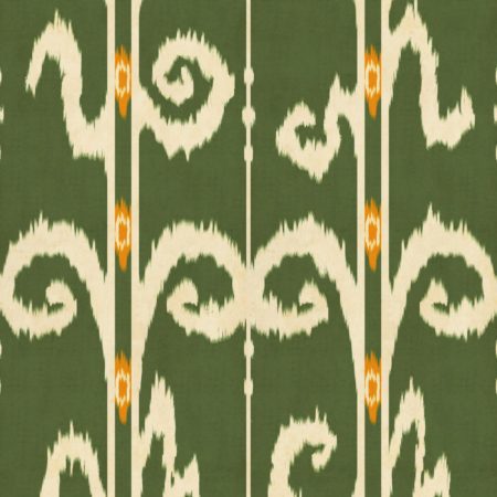 ELYSIA IKAT Fern WP20907 | Malcolm Fabrics NZ