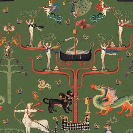 FAIRIES AND DRAGONS Fir WP20898 | Malcolm Fabrics NZ