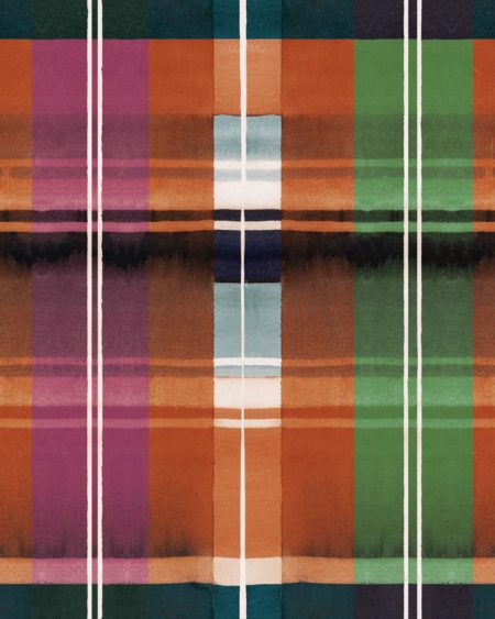 KERSCHDORF Plaid Carrot WP30280 | Malcolm Fabrics NZ
