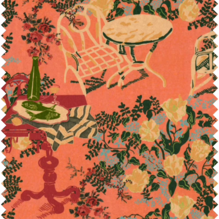 LA BRASSERIA Salmon FB00129 | Malcolm Fabrics NZ