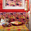 MELAGRANATA Limone COTTON SATIN FB00125 | Malcolm Fabrics NZ