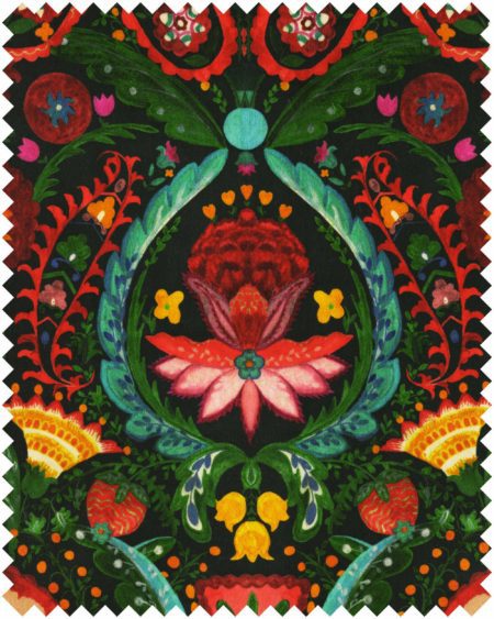 ROSA MUNDI Anthracite FB00183 | Malcolm Fabrics NZ