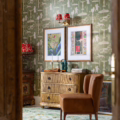 THE HIDDEN REALM Sage WP30297 | Malcolm Fabrics NZ