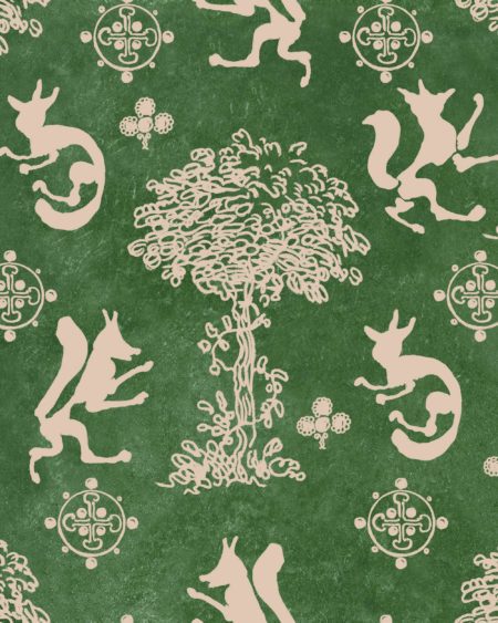 THE SILLY FOX Emerald WP30264 | Malcolm Fabrics NZ