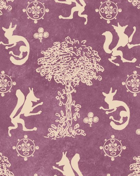 THE SILLY FOX Mauve WP30266 | Malcolm Fabrics NZ THE SILLY FOX Mauve WP30266 | Malcolm Fabrics NZ