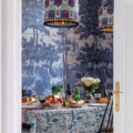TOILE DU CARPATHIANS Indigo WP20925 | Malcolm Fabrics NZ