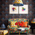 TREE OF LIFE Anthracite WP20936 | Malcolm Fabrics NZ TREE OF LIFE Anthracite WP20936 | Malcolm Fabrics NZ